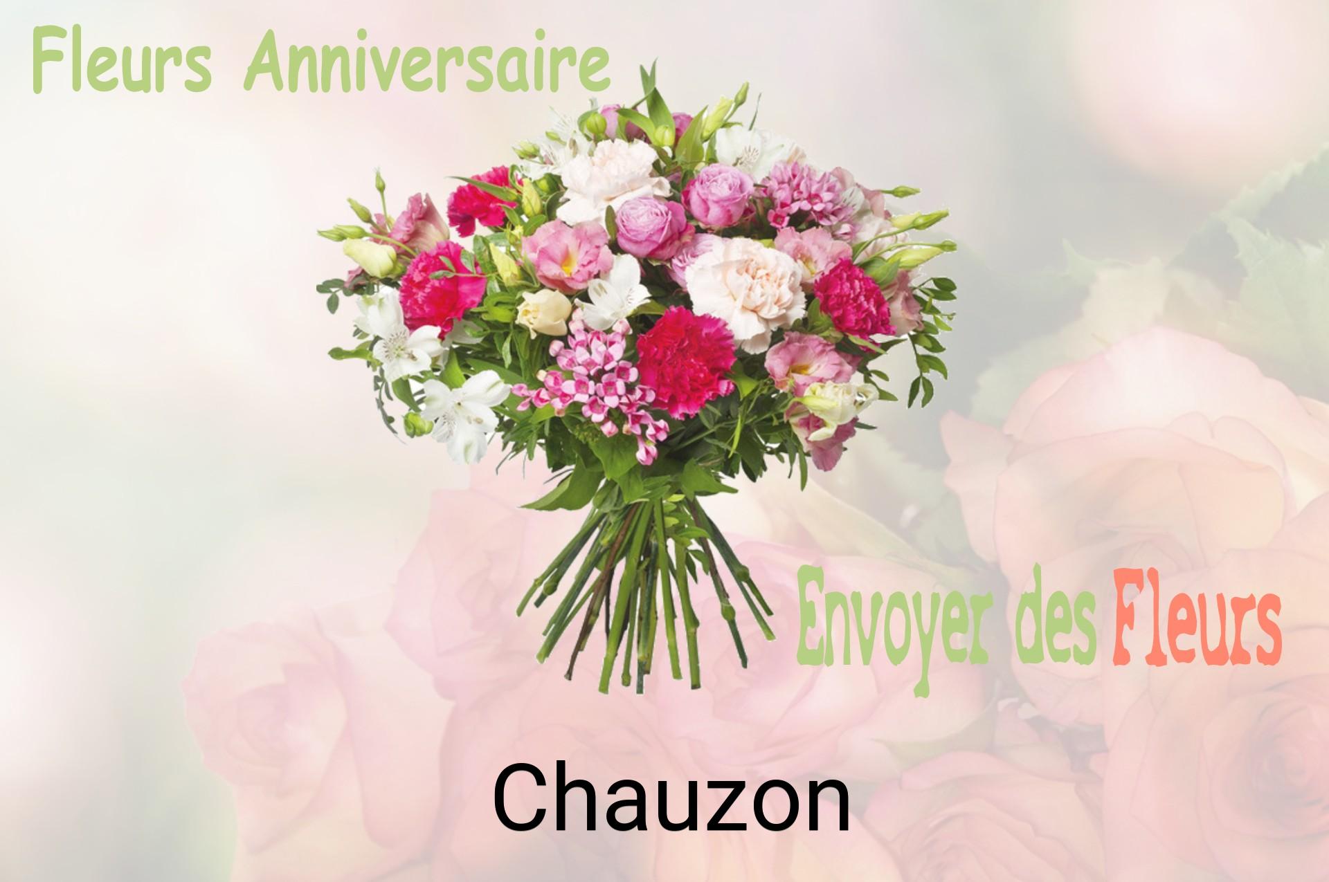 Bouquet de fleurs d’anniversaire livré à Chauzon